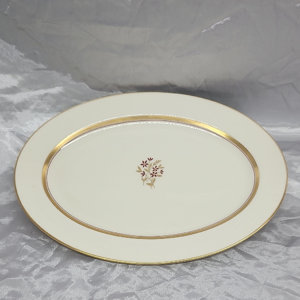 Lenox Nydia P-419-W Small Platter 13.5 Inch Retired
